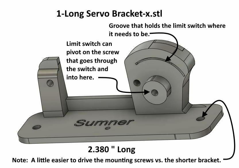 Free 3D file Model Rairlrod Turnout Servo Mount with 1 limit switch.. 👽