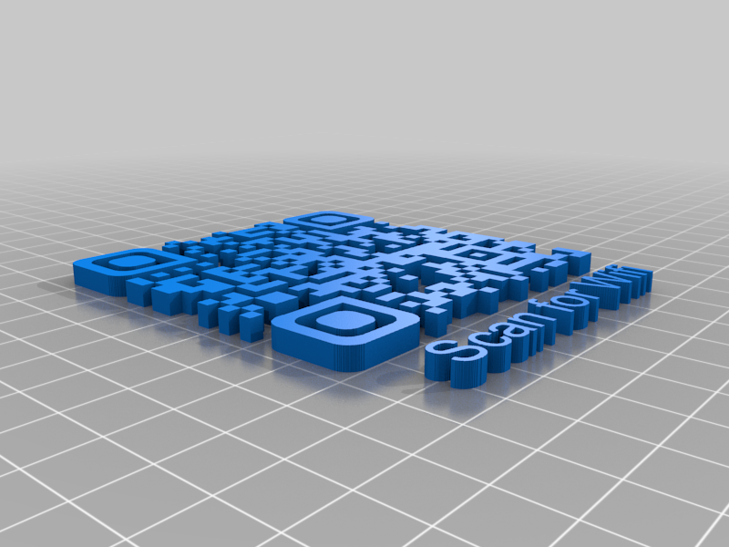 Generador De C digos QR 3D Personalizables Archivo STL Gratis Para 