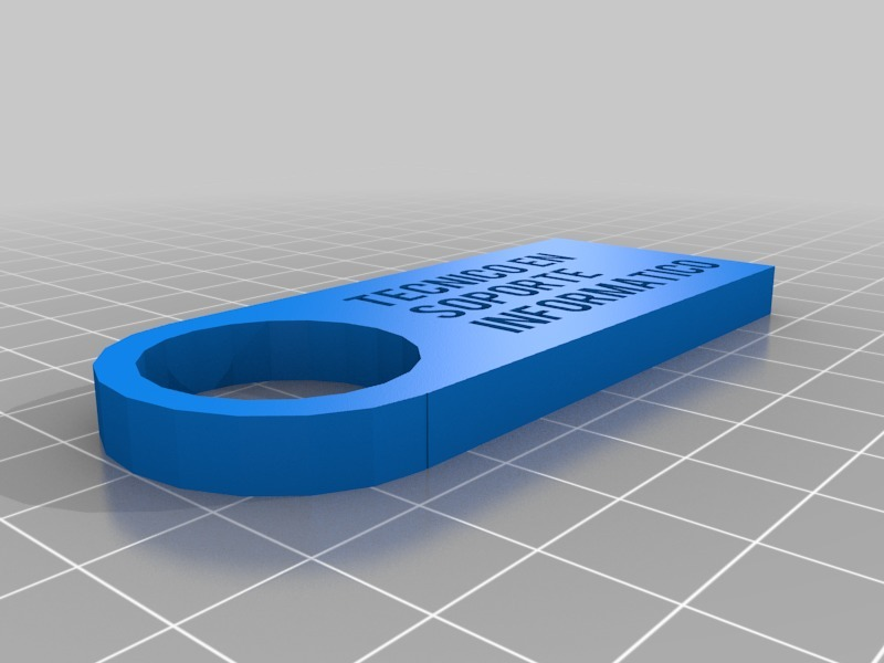 Archivo 3D gratis llavero básico 🔑 ・Modelo imprimible en 3D para ...