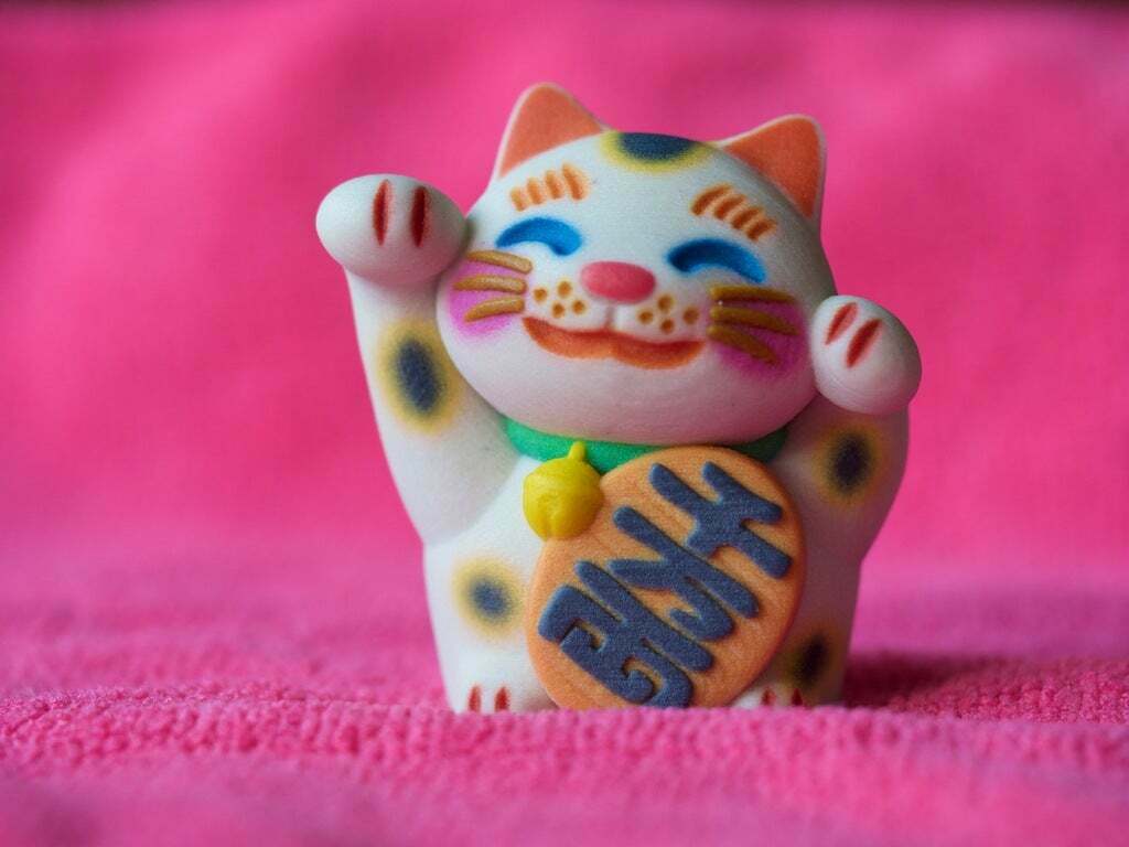 Hashioki Poggia Bacchette Maneki Neko - Bottega Giapponese - Foto 3