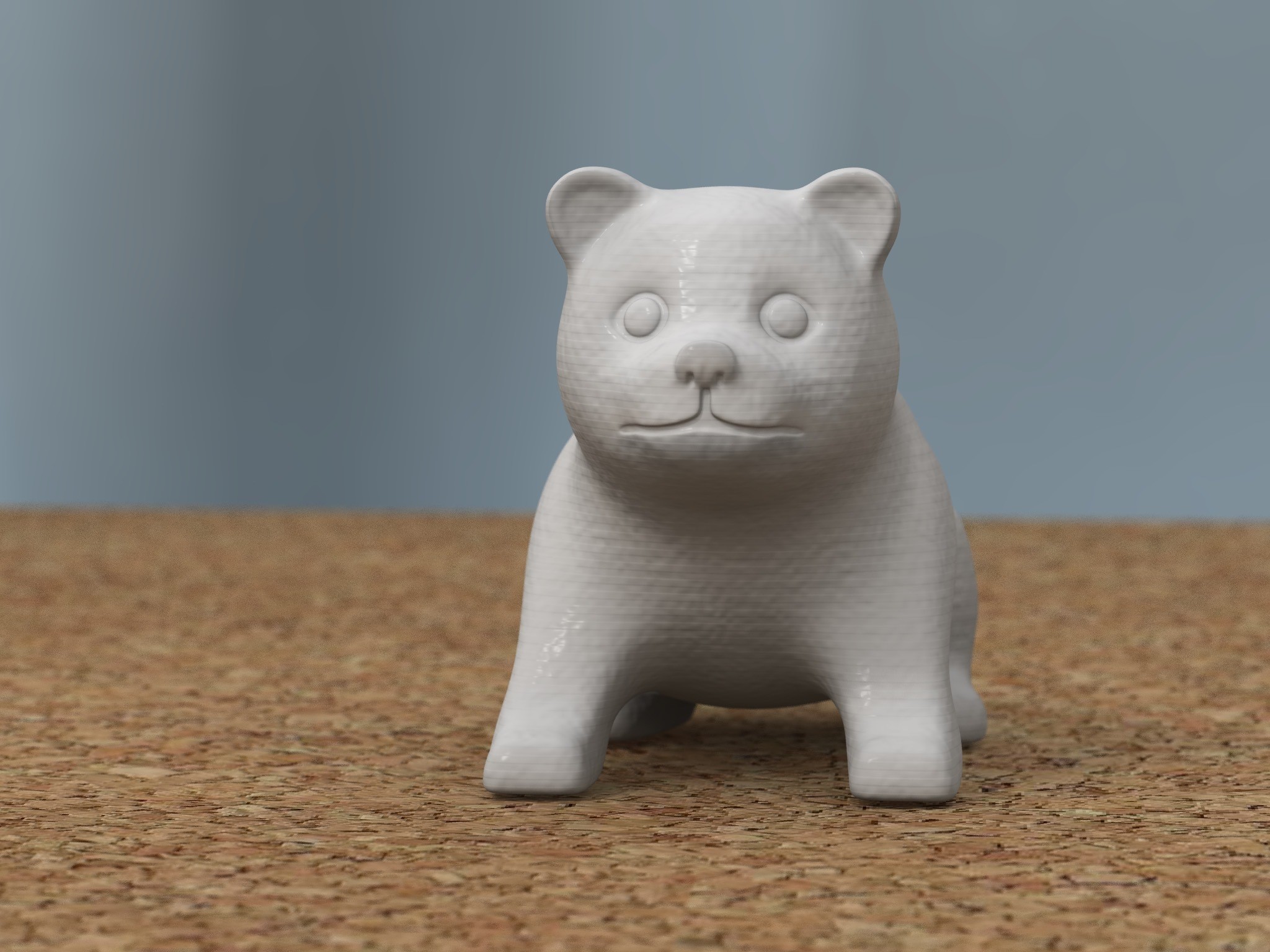 Free STL file puppy sitting [FREE] 🆓 ・3D print design to download・Cults
