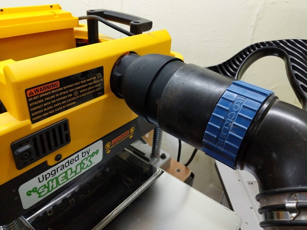 Free 3D file DW735 Dust Collection Adapter (Dust Right 4") 🌬️ ・3D print