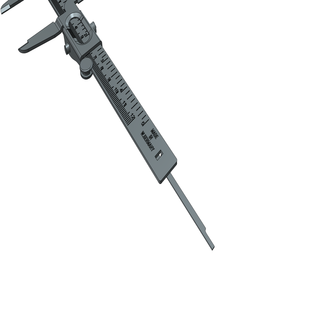 Free 3D file West German vernier caliper 🔧 ・3D print design to download