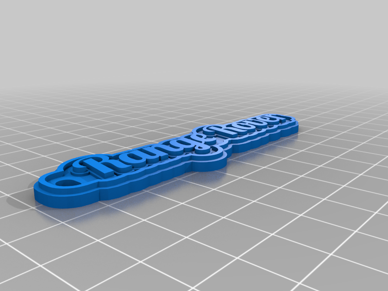 Free 3D file Keychain Range Rover 🗝️・Model to download and 3D print・Cults