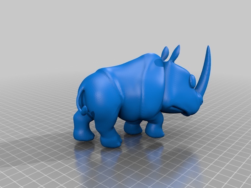 🦏 Rambi the Rhinoceros・Free 3D File for ・Cults