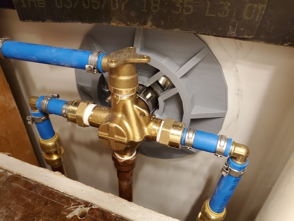 Free 3D file Plaster Ground for Moen Faucet installation Oversize 🏠