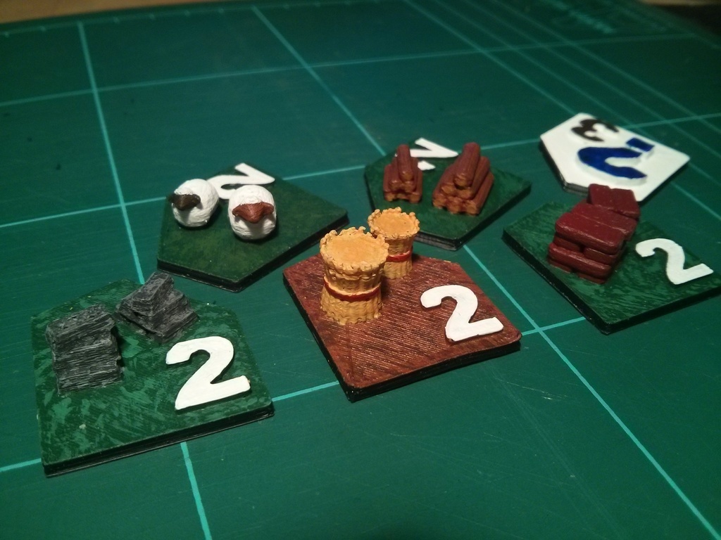 3D printable Catan Ports・Cults