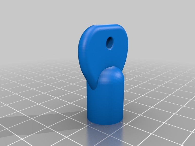 Free 3D file Triangular socket key 8 mm for locks, electrical Cabinet ...