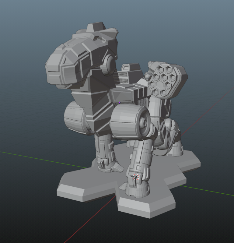 🧸 Balius Omnimech・Free 3D File for ・Cults