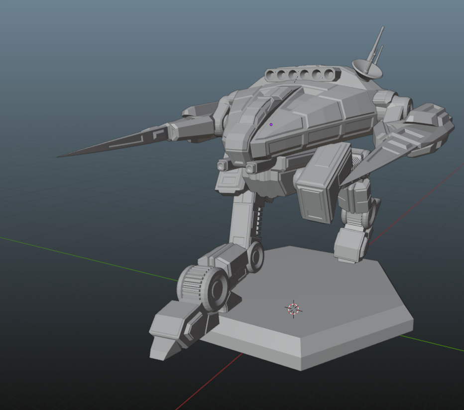🧸 Nyx Battlemech・Free 3D File for ・Cults