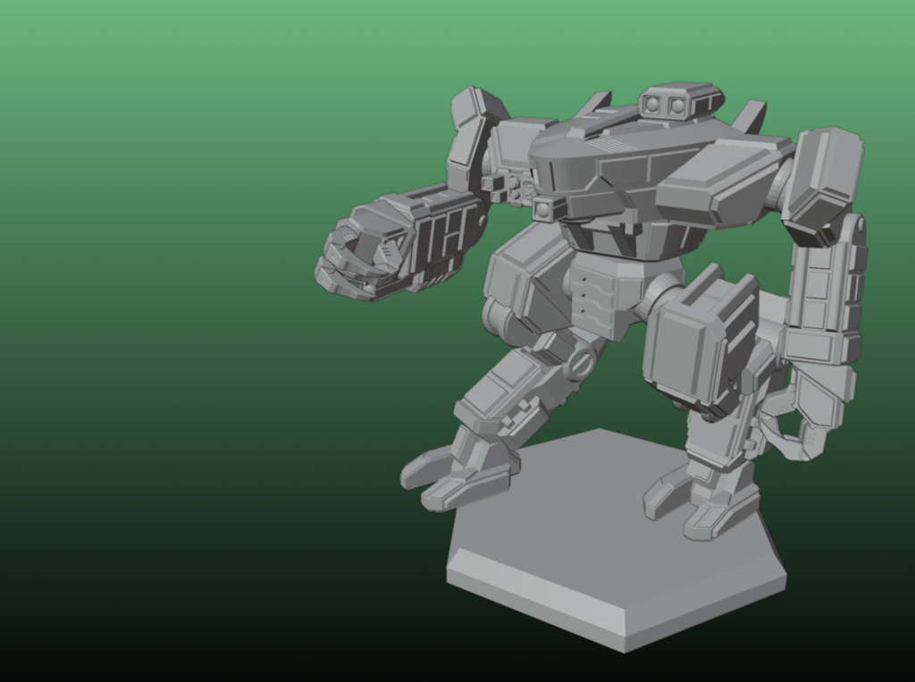🧸 Lightray Battlemech・Free 3D File for ・Cults