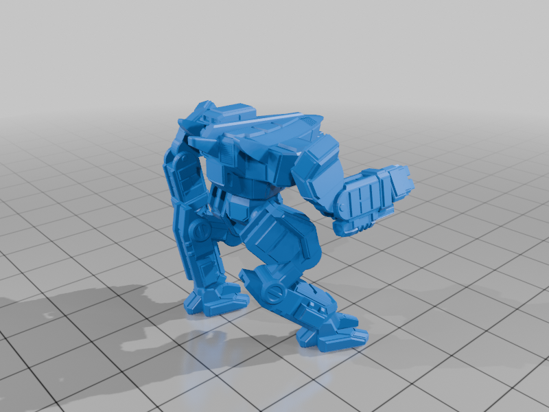 🧸 Lightray Battlemech・Free 3D File for ・Cults