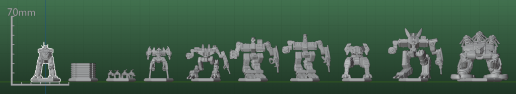 🔥 Blue Flame Battlemech (Generation 3)・Free 3D File for ・Cults