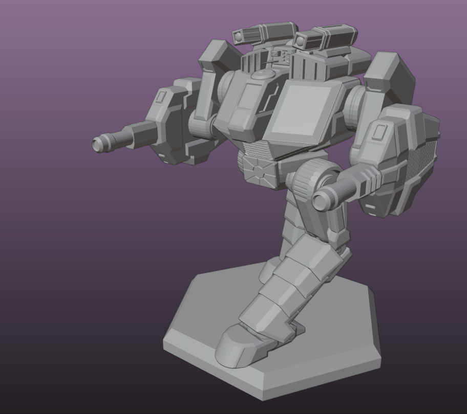 🧸 Sha Yu Battlemech・Free 3D File for ・Cults