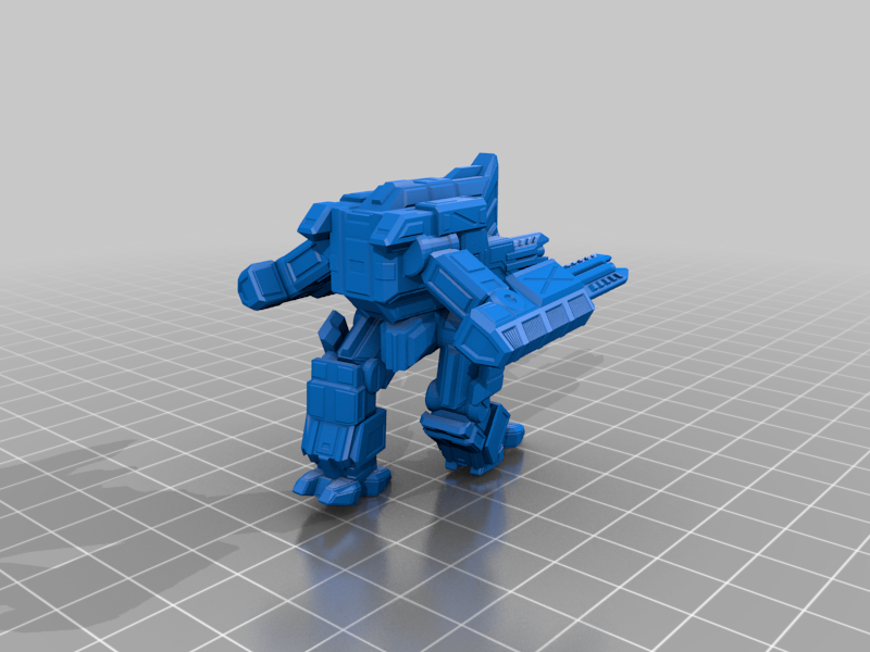 🧸 Hellstar Battlemech・Free 3D File for ・Cults