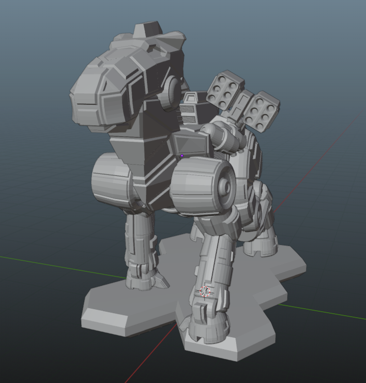 🧸 Balius Omnimech・Free 3D File for ・Cults