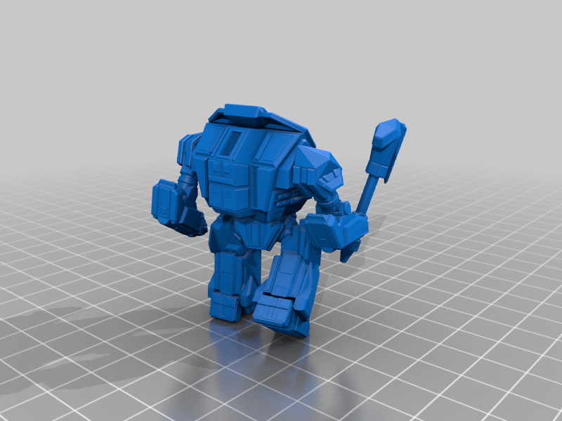 🧸 Neanderthal Battlemech・Free 3D File for ・Cults