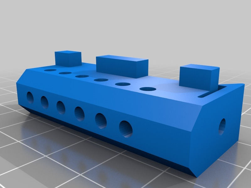 🧑‍🔧 DIN Rail Screw Held Terminal Block・Free 3D File for ・Cults