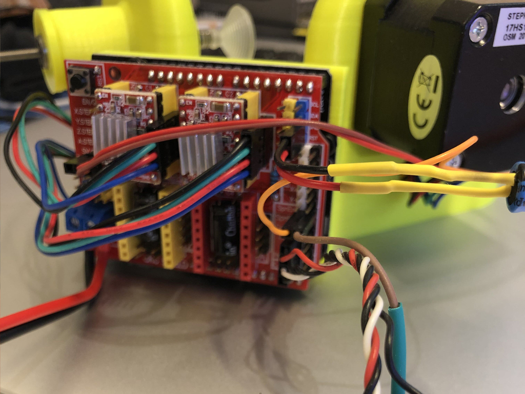 Arquivo grátis 3D Arduino + CNC Shield V3 Eggbot 🛡️ ・Modelo para baixar ...