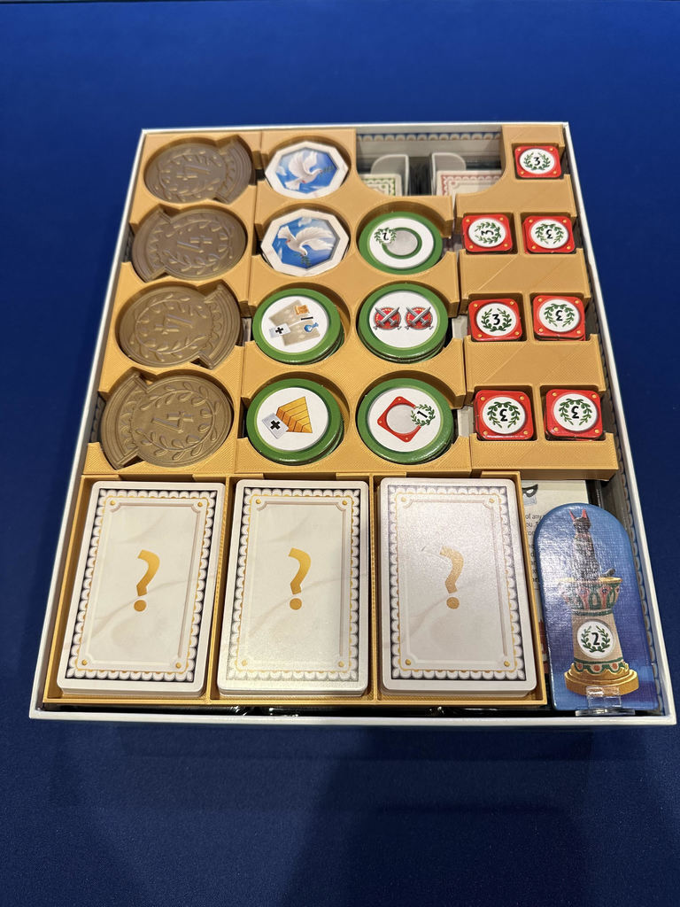 🎲 7 Wonders: Architects Medals Expansion Insert No Lid Lift
