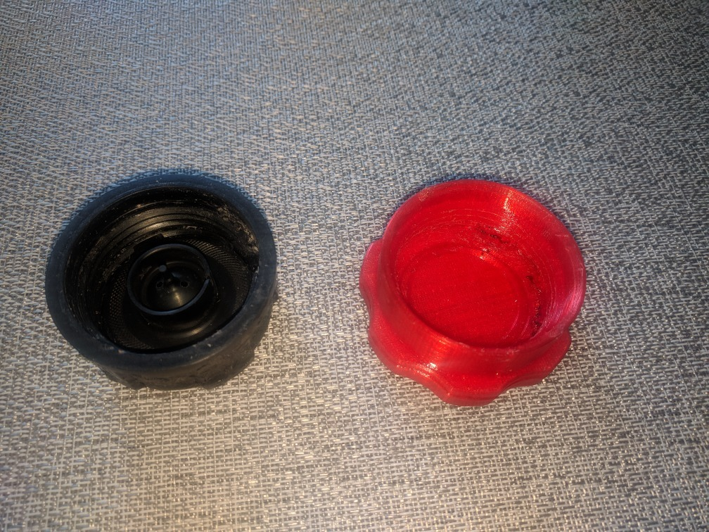 Bouchon Réservoir Carburant Décoratif - Caoutchouc Souple - Pour RC Traxxas TRX-4, D90, D110