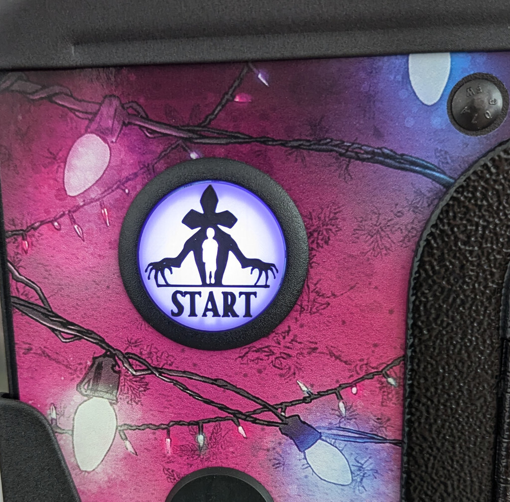 ⭐ Stranger Things Start Button (Star Pinball)・Free 3D File for ・Cults