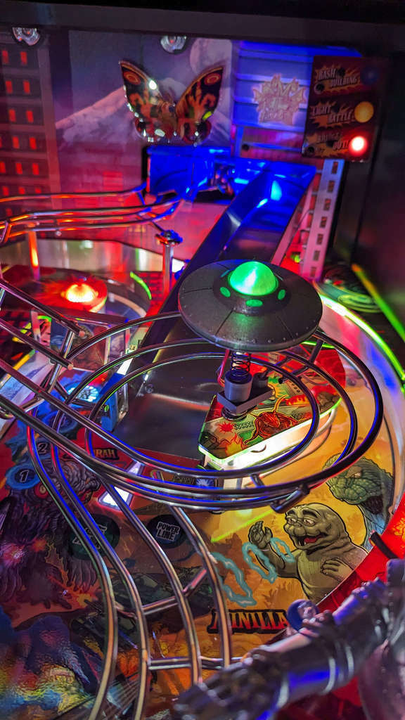 🛸 Godzilla extra flying saucer / Stern Pinball・Free 3D