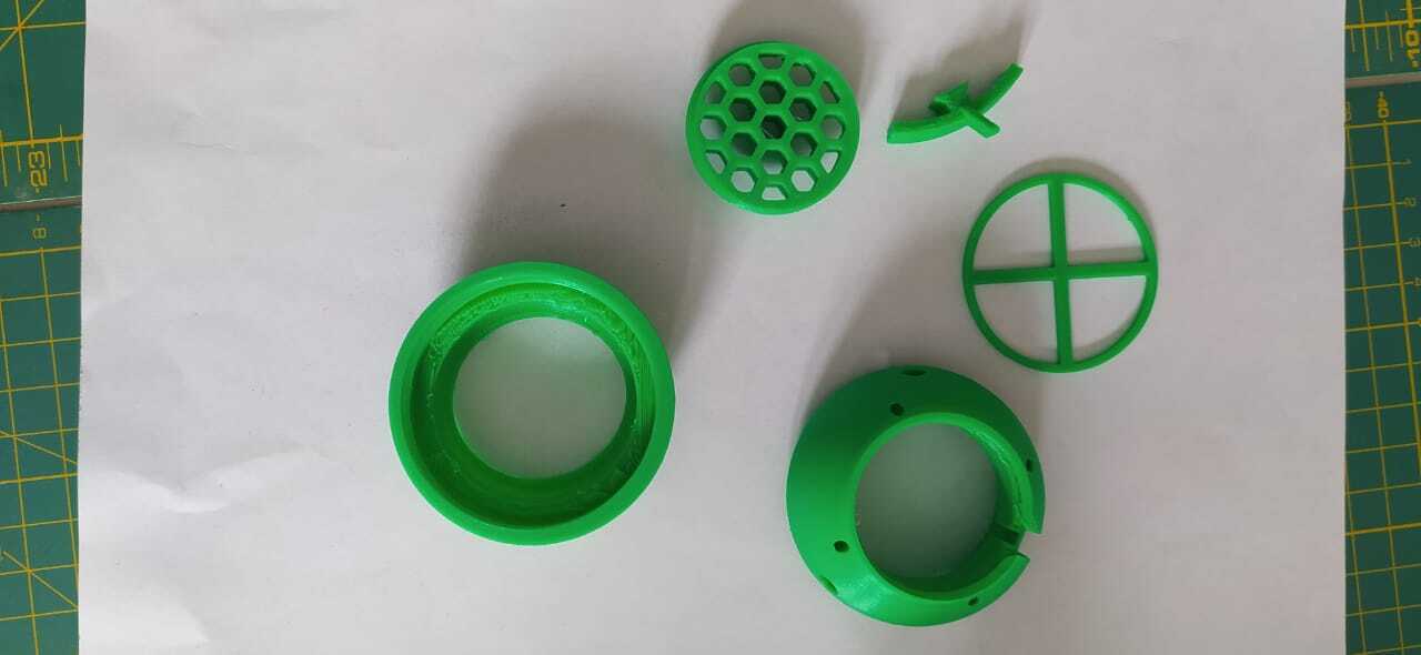 3D printing 40mm Kirby Fume Extractor・Cults