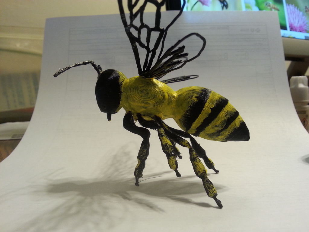 Free 3D file Honey Bee 🍯 ・Model to download and 3D print・Cults