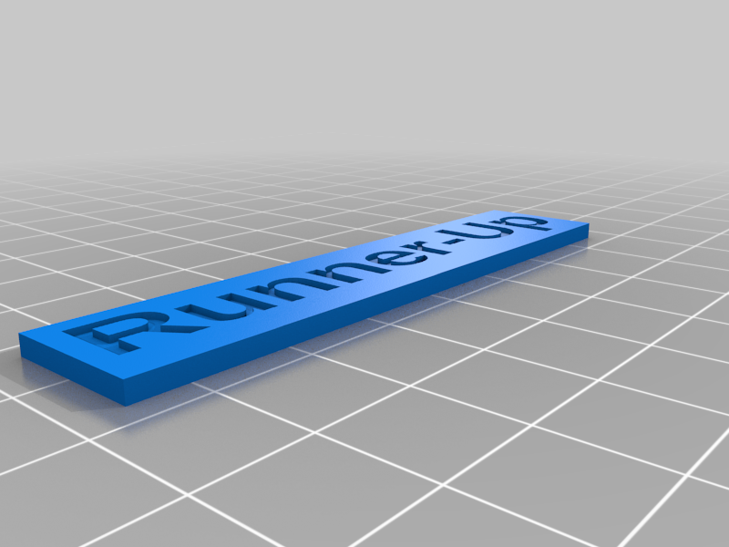 Free 3D file Pinewood Derby Trophies - Runner-Up Plaque 👽 ・3D printable ...