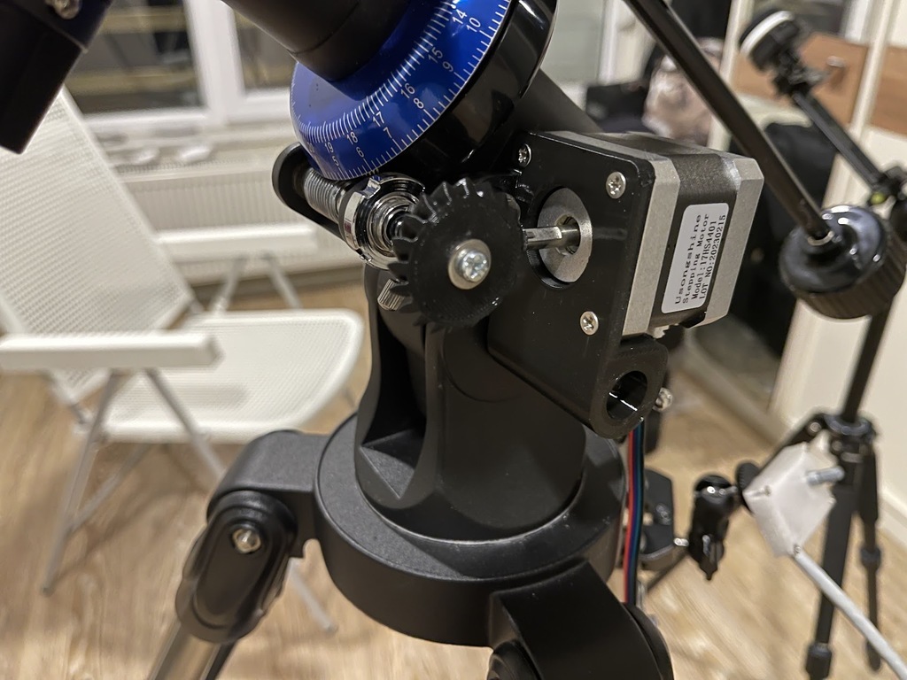 Free 3D file Telescope EQ Mount motorized star tracking (Meade Polaris