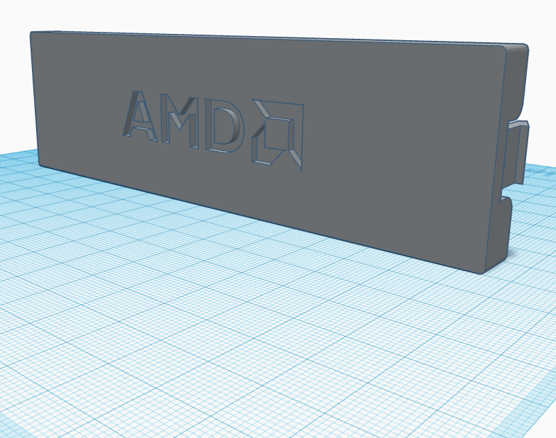 Free 3D file AMD 5.25in Drive Slot Cover 🖥️ ・3D printable object to ...