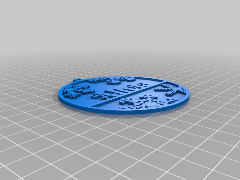 Free 3D file Alivia Name Ornament 🏠 ・3D printer model to download・Cults