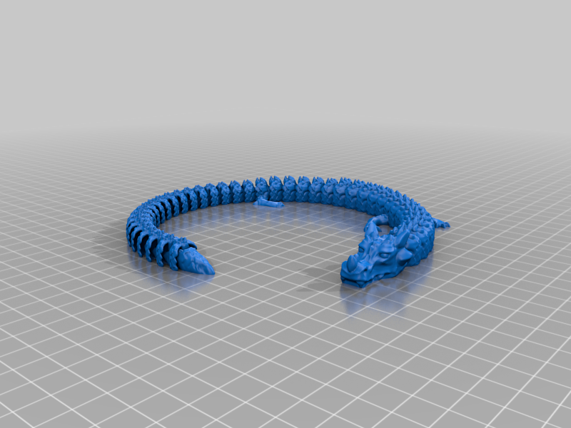 Free 3D file FIxed tail dragon 🐉・3D printing idea to download・Cults