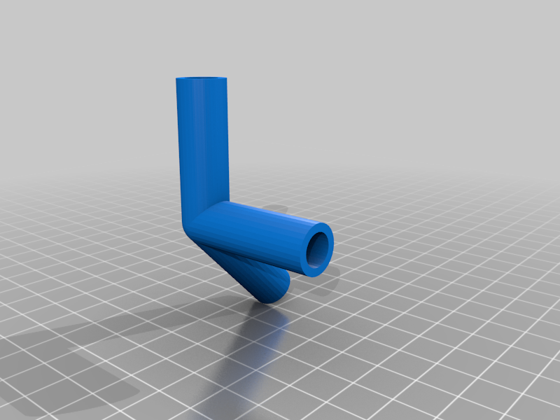 Free 3D file Conector 3 Vias 135º ID 8mm 🪪・3D printer model to download ...