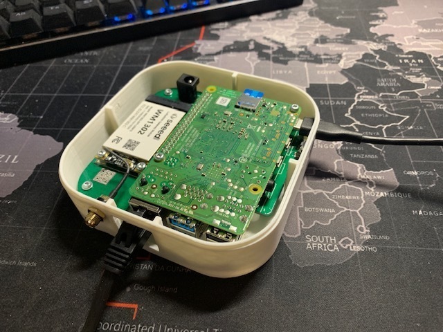 3D-печатный корпус для Raspberry Pi с функциональными вырезами