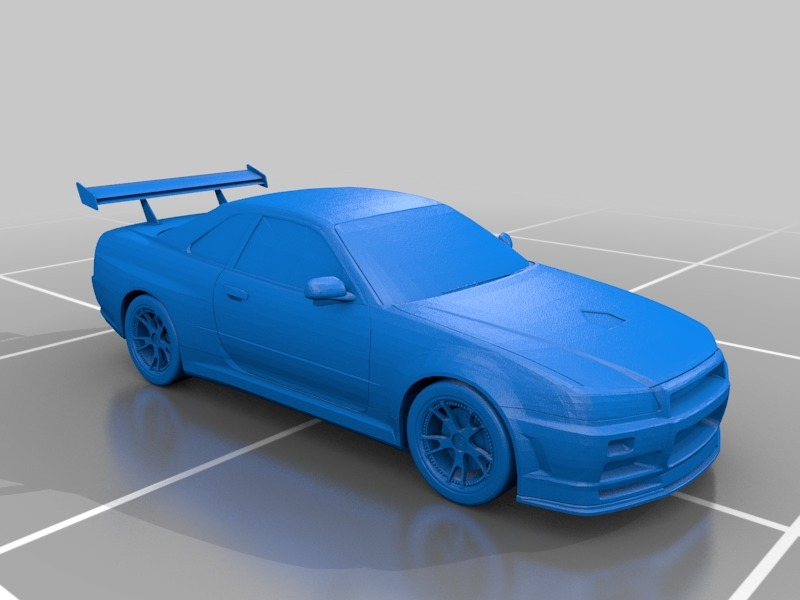 🚗 Nissan Skyline GTR・Free 3D File for ・Cults