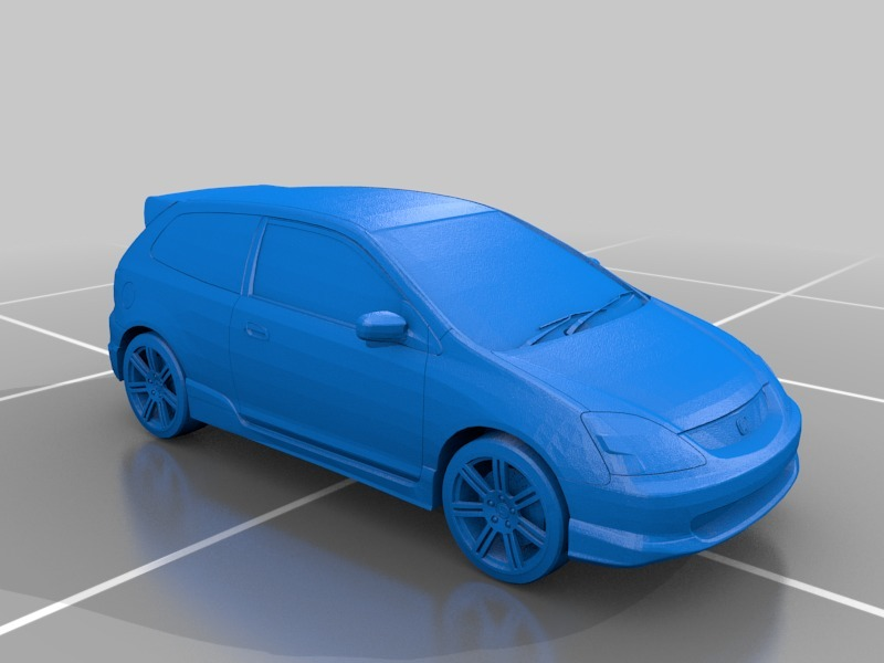 Type R Dxf Free 3D file Honda Civic Type-R 🚗・3D printing model to download・Cults
