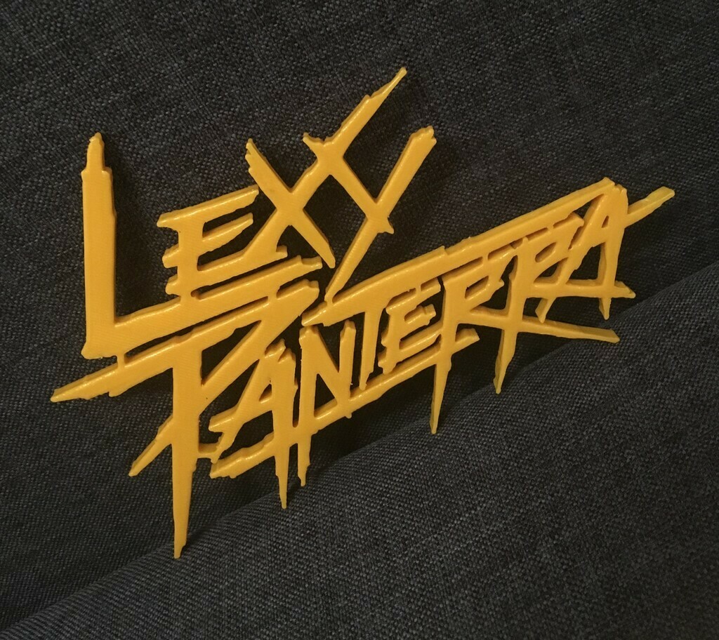 Fichier 3D gratuit Lexy Panterra Keychain / Logo 🗝️・Design pour ...