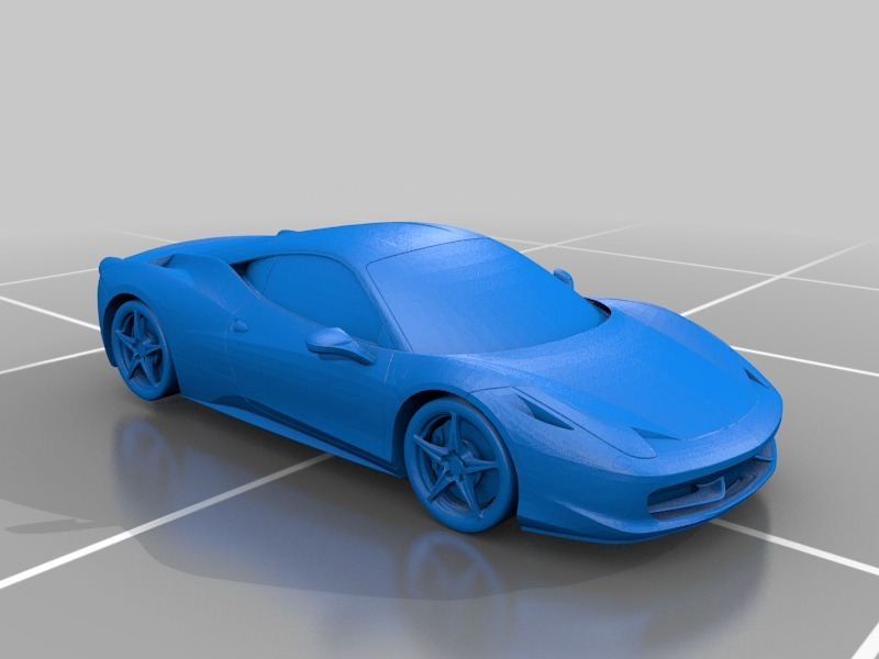 🚗 Ferrari 458 Italia・Free 3D File for ・Cults