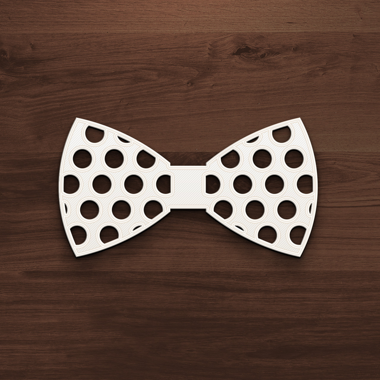 🪵 Polka Dot Wooden Bow Tie - Stylish Accessory・ 3D File for 3D printing ...