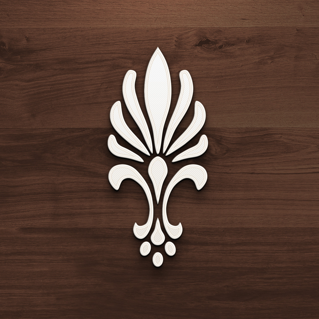 🪞 Elegant Decorative Wall Ornament - Floral Stencil Design・ 3D File for 3D  printing・Cults, image size:1280x1280