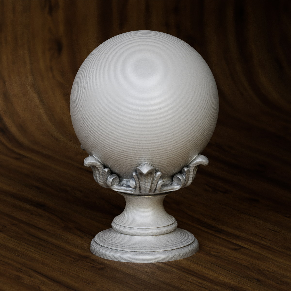 3d_prints_v03.png Mystical Orb Display Pedestal - Arcane Sphere Stand
