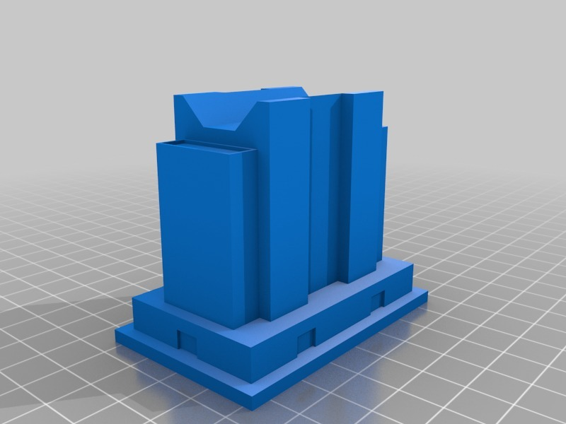 🏗️ Destructible Building 4・Free STL File for 3D printing・Cults