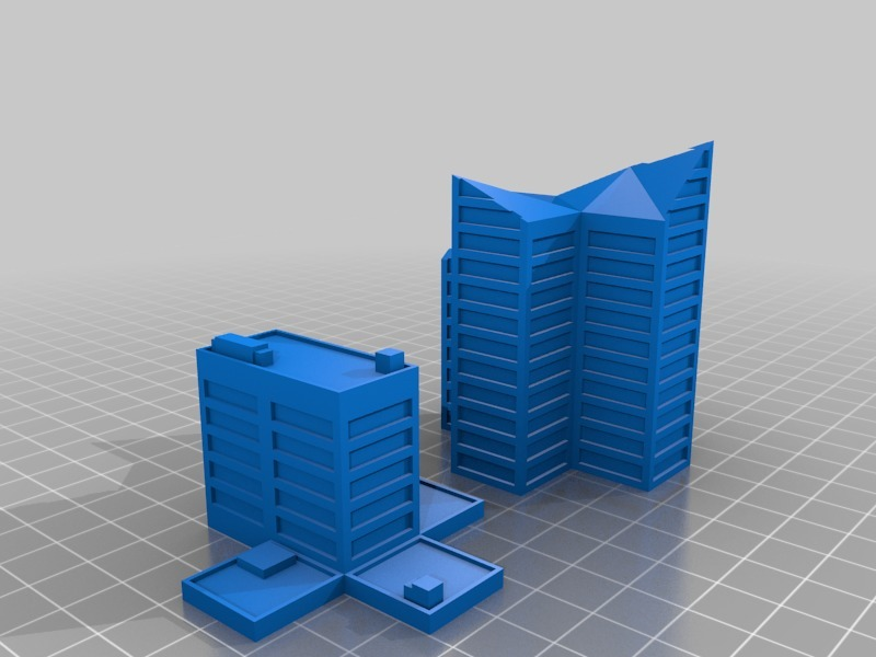 🏗️ Destructible Building 1・Free STL File for 3D printing・Cults