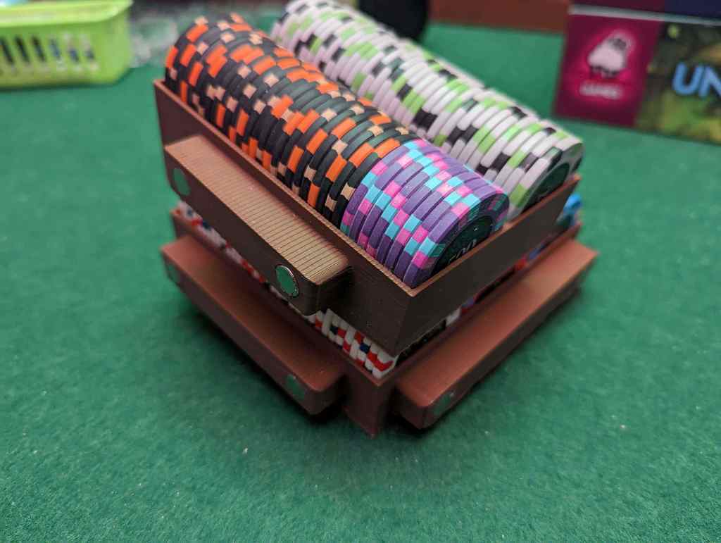 Free 3D file Wyrmwood MGT compatible Poker chip tray 🃏 ・Design to