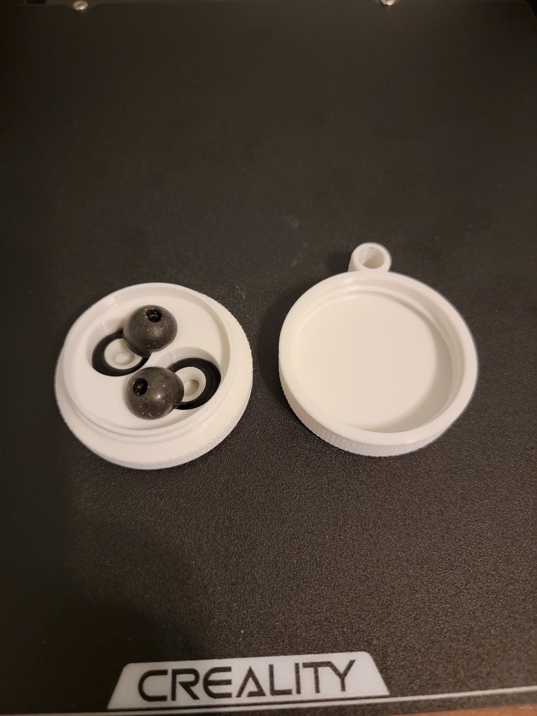 Free 3D file Slim Loop Earplug Case Mk2 ⚙️ ・3D printer design to