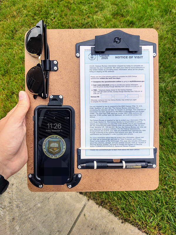 📋 Census Enumerator Custom Clipboard・Free 3D File for ・Cults