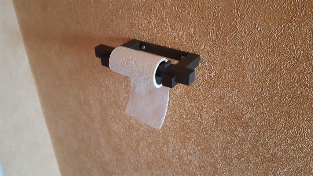 Moen Hensley Toilettenpapierhalter Mattschwarz - Schwenkbarer Halter Mit Markierung Für Modernes Badezimmer
