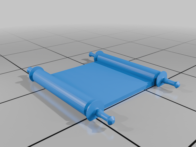 📜 miniature scrolls・Free 3D File for ・Cults